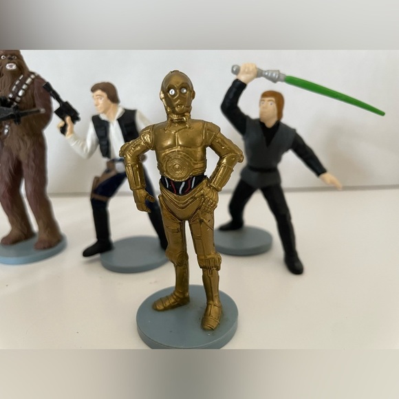 Star Wars Applause Lot of 6 3" PVC Figures - Vintage  (1995 -1997) - Picture 3 of 6